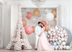 Идеи для декора воздушными шарами